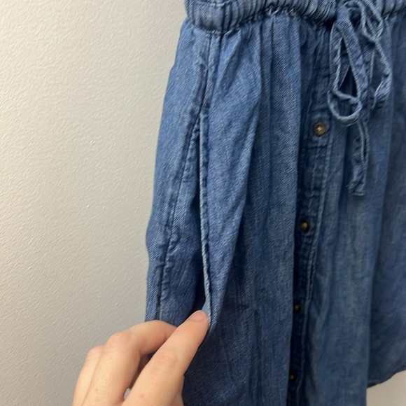 Denim Sleeveless Mini Dress - Picture 4 of 4